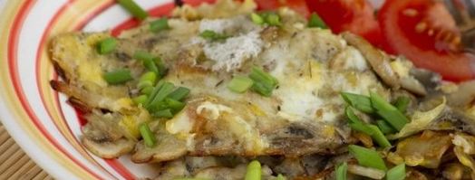 яичница с грибами. Шаг 7