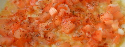 яичница с помидорами. Шаг 3