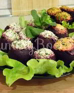 Закуска Фаршированные свеколки