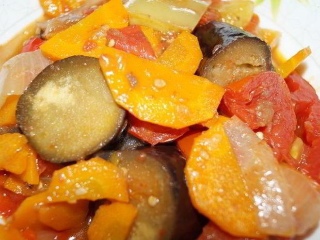Рецепт закуски из баклажан