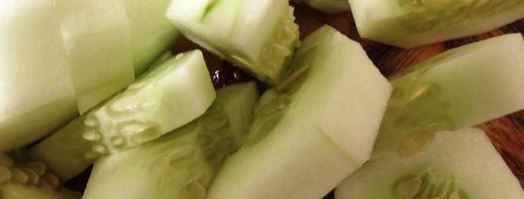 закуска из баклажанов с огурцами и специями. Шаг 4