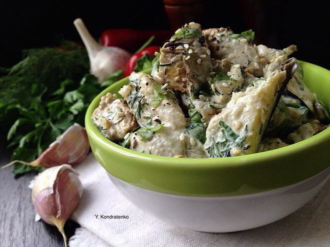 Рецепт закуски из баклажанов