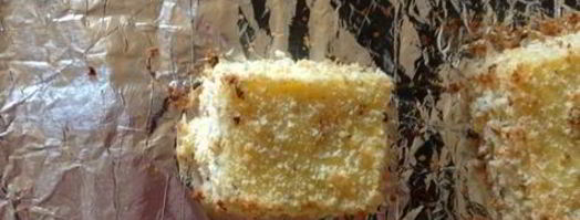 закуска из поленты с козьим сыром и ароматными травами. Шаг 11