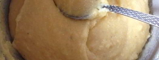 закуска из поленты с козьим сыром и ароматными травами. Шаг 4