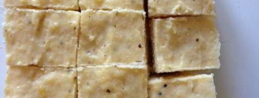 закуска из поленты с козьим сыром и ароматными травами. Шаг 8