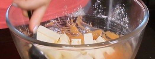 закуска из теста катаифи с брынзой. Шаг 2