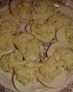 Закуска из яиц с брынзой