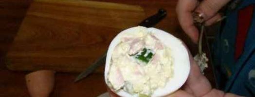 закуска из яиц с овощами. Шаг 13