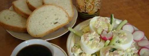 закуска из яиц с овощами. Шаг 16