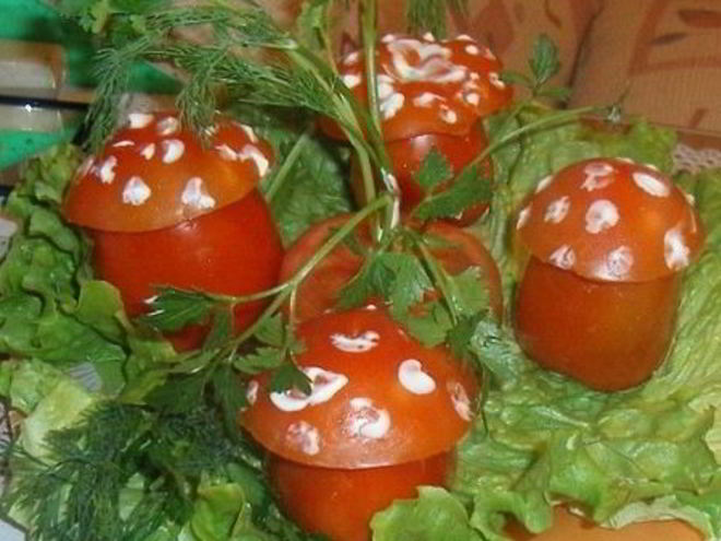 Рецепт закуски мухоморы