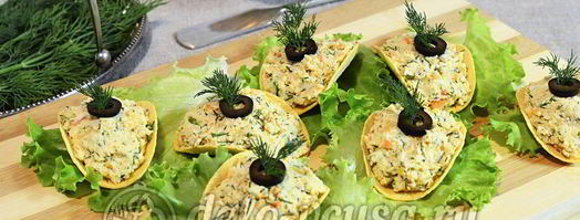 закуска на чипсах с курицей. Шаг 11