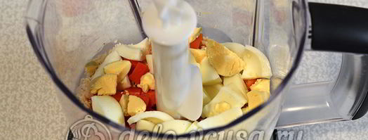 закуска на чипсах с курицей. Шаг 5