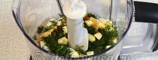 закуска на чипсах с курицей. Шаг 7