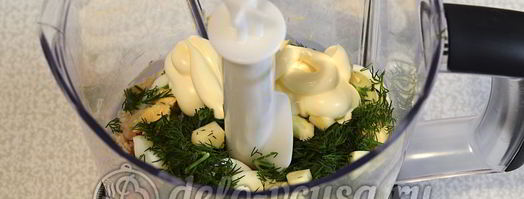 закуска на чипсах с курицей. Шаг 8