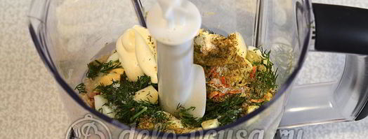 закуска на чипсах с курицей. Шаг 9