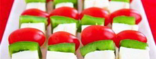 закуска на шпажках на новый год. Шаг 3