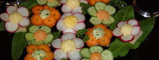 закуска полевые цветы. Шаг 2