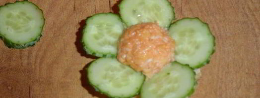 закуска полевые цветы. Шаг 3