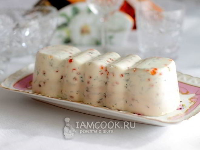 Рецепт закуски праздничной с красной икрой