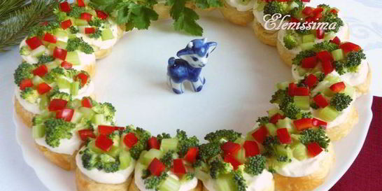 Закуска Рождественский венок