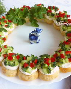 Закуска Рождественский венок
