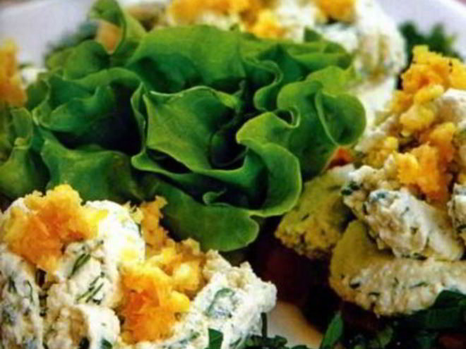 Рецепт закуски с копченой рыбой