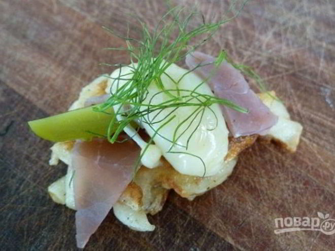 Рецепт закуски с маринованными огурцами