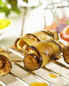 Закуска Тещин язык из кабачков и баклажанов