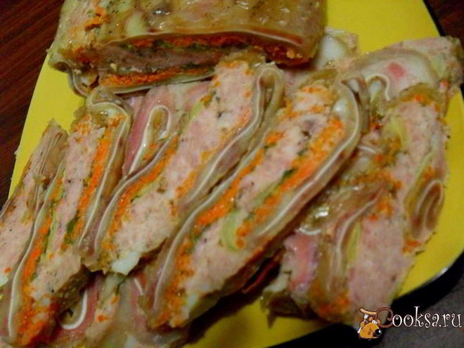 Рецепт закуски ушки хрюшки