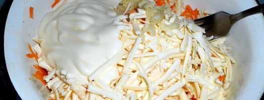 закуска вафельное лукошко. Шаг 2