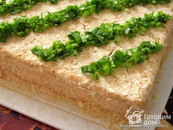 Рецепт закусочного наполеона