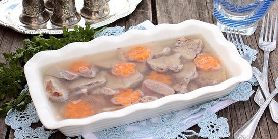 Заливной язык в мультиварке