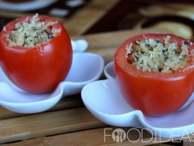 Рецепт запеченных помидоров с сыром