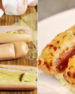 Запеченные в духовке сосиски