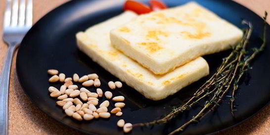 Жареный сулугуни без панировки