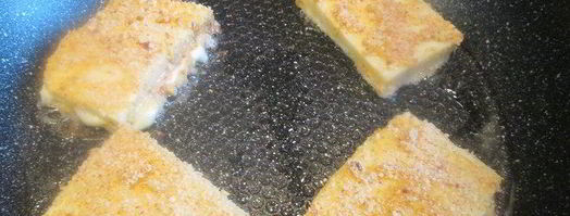 жареный сыр с начинкой из бекона. Шаг 5