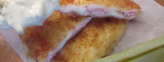 жареный сыр с начинкой из бекона. Шаг 6