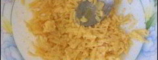 жареный сыр с яйцом. Шаг 2