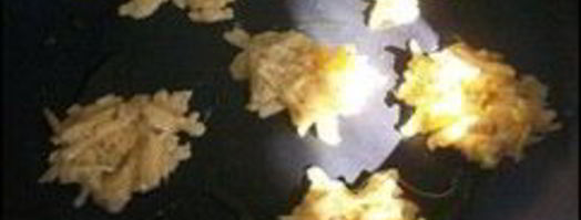 жареный сыр с яйцом. Шаг 3