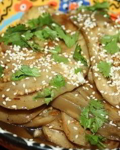 Жареные маринованные баклажаны