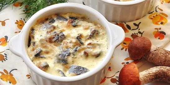 Жульен с курицей и грибами