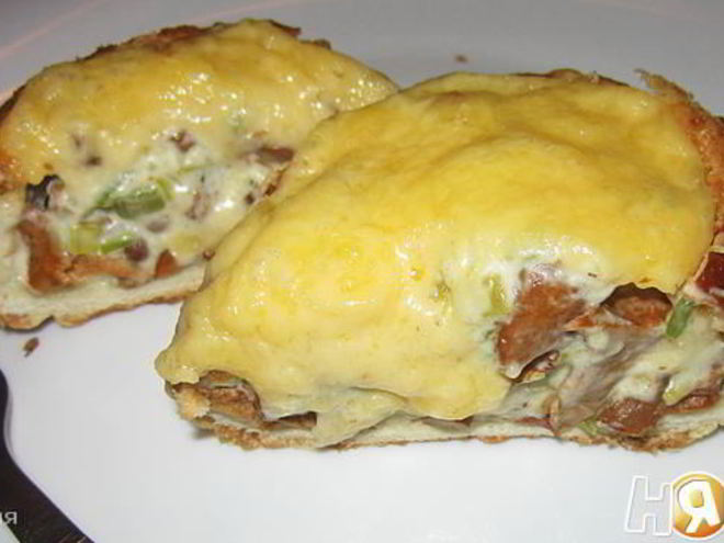 Рецепт жульена в булочках