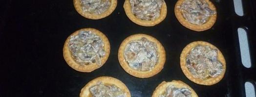 жульен в тарталетках. Шаг 6