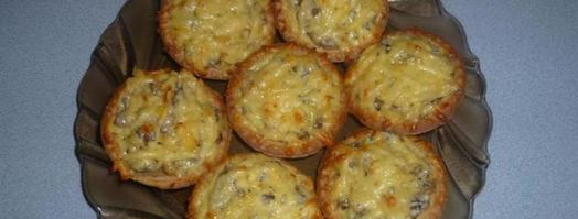 жульен в тарталетках. Шаг 8